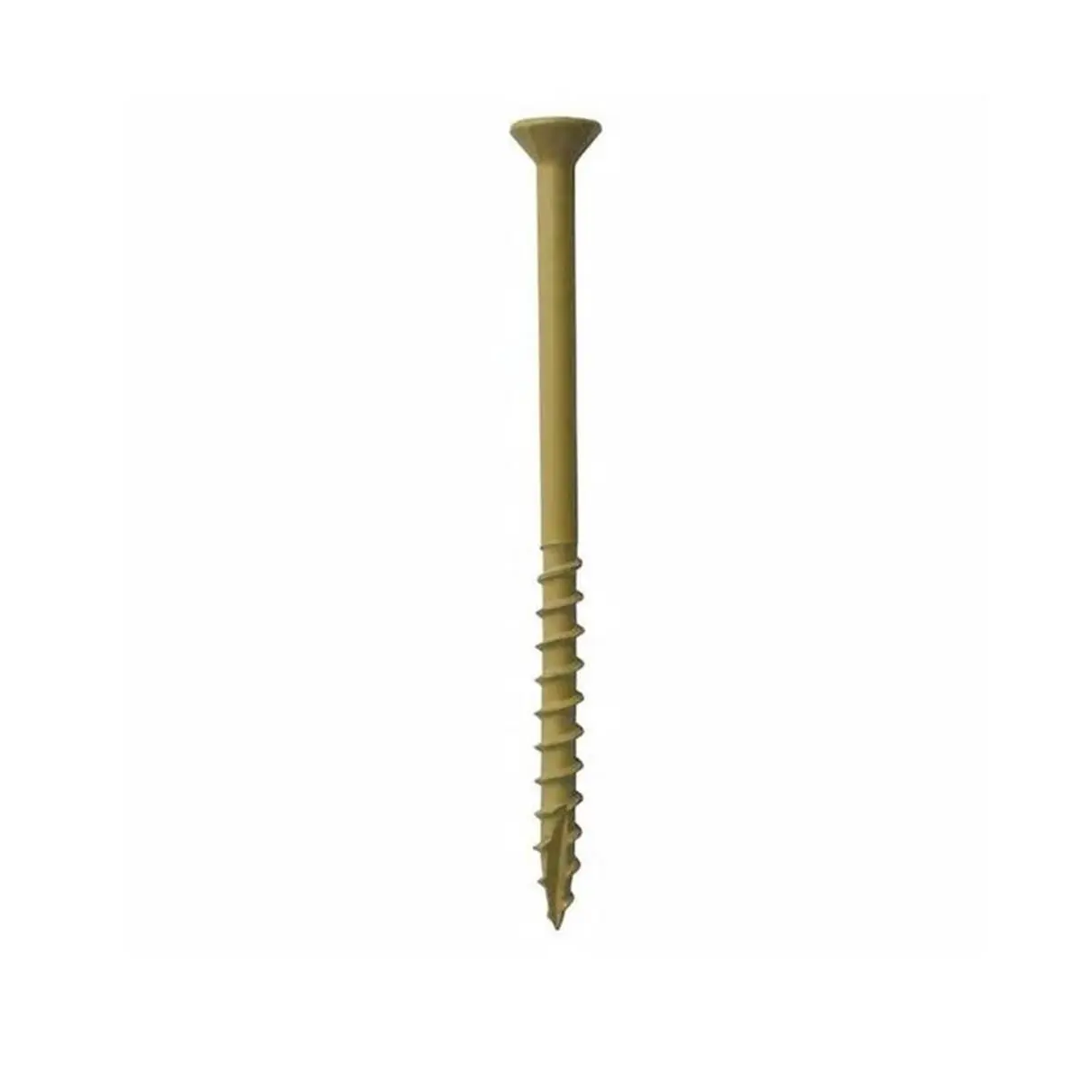 Grip-Rite No.9 Star Fastener Design Screws, 3 in., Tan, 5 lbs - Case of 4 for Construction Projects, Drywall Applications