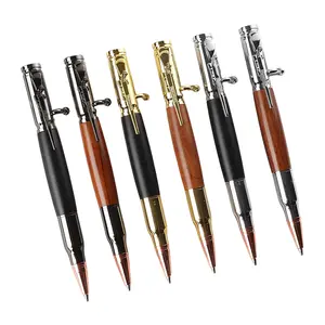 HittCraft Tactical Bolt Action Pen with Refillable Gel Ink Comfortable Design Available in Six Colors Gift Box Included Retractable Writing Companion