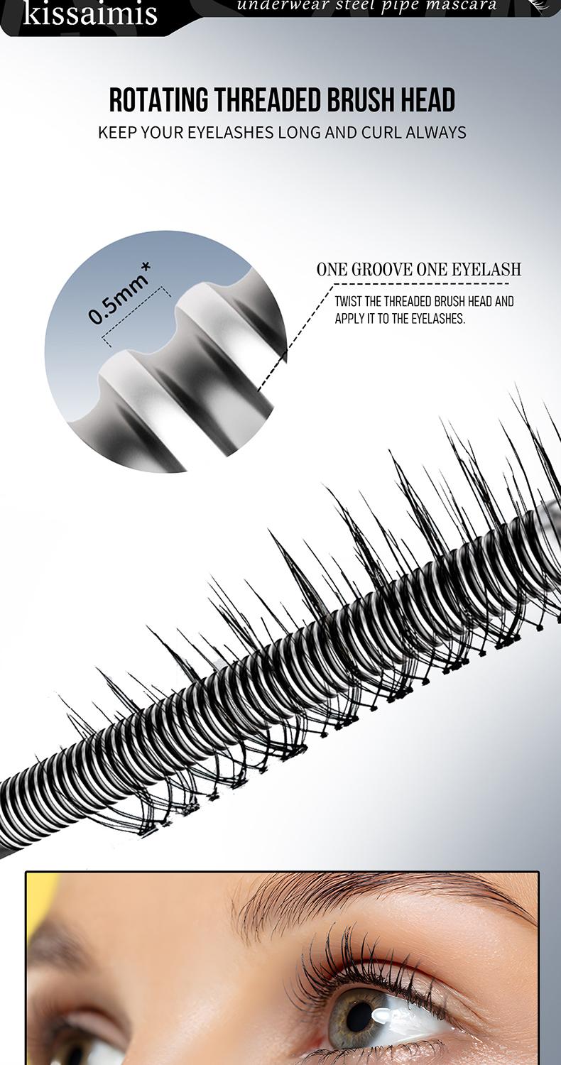 2-Pack Viral Mascara – Get Long, Full, Curled Lashes in Seconds, Waterproof & Smudge-Proof | Effortless Everyday Quick Makeup