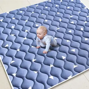 Play Mat for Floor 71" X 59", Premium Thicken Foam One-Piece Crawling Mat, Extra Large Non-Slip Cushioned Activity Playmats for Babies, Toddlers, Infants, Play & Tummy Time