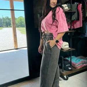 Palazzo wide leg sweatpants