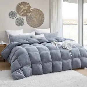 Dam Boi He Thick - Coma Inducer Comforter Set - Silver Gray