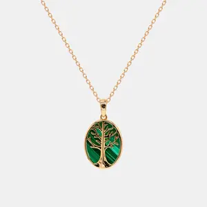 【760】Enchanted Grove Malachite Necklace