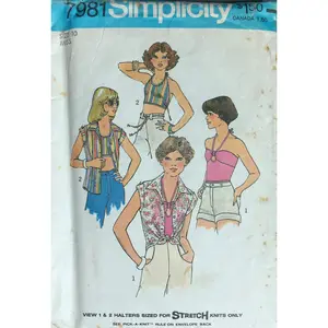Simplicity 7981 Sewing Pattern (Vintage) CUT