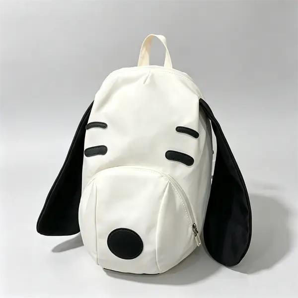 Cute dog design backpack, casual backpack for daily use, casual and fashionable multifunctional high-quality daily commuting bag, cute cartoon style little dog backpack