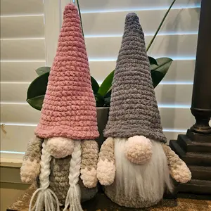 crochet gnome only pink one in stock crochet gnome only pink one in stock