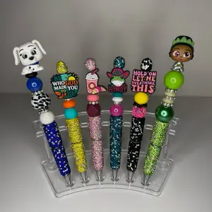 Rhinestone Beaded Pens Claimed in the Live with Free Black Refill