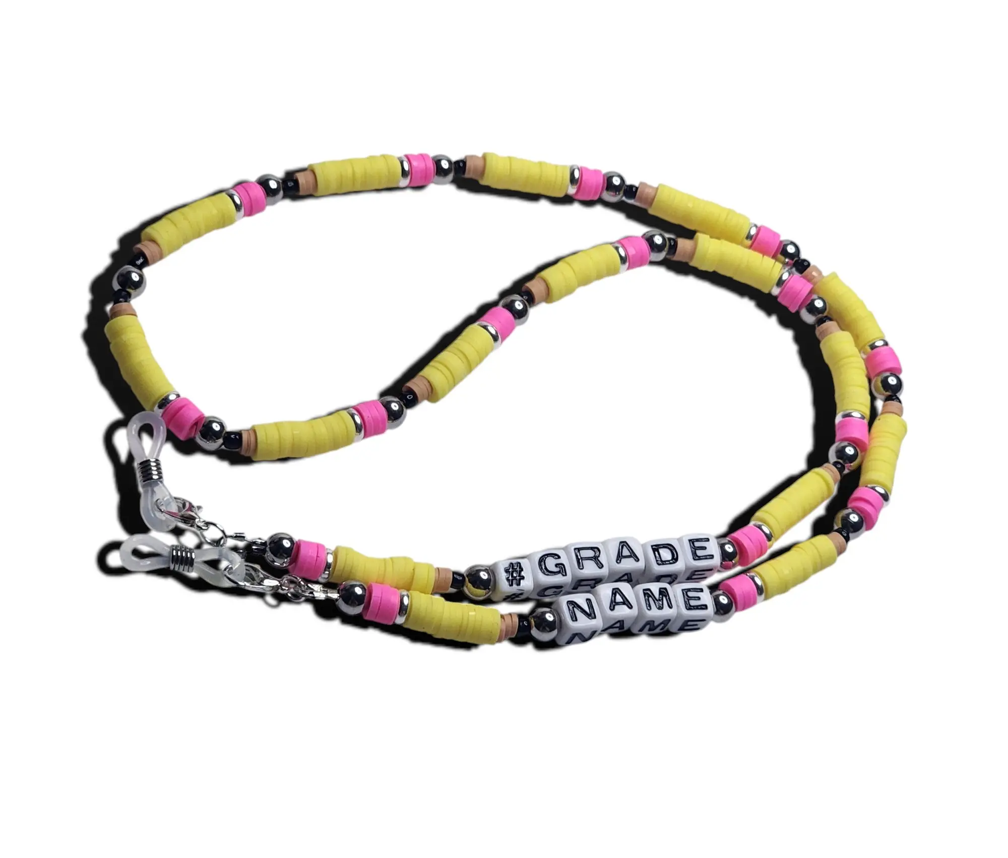 iArtJassy 'Teacher's Pet' Eyeglass Chain & Necklace Accessory - Custom for any educator! Made with hypoallergenic materials to add style to every fit
