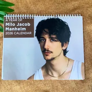 Milo Milo Manheim 2026 Calendar Celebrity Wall Planner for Fans & Humor Gift New Year Holiday Planner Crunches & Prayer