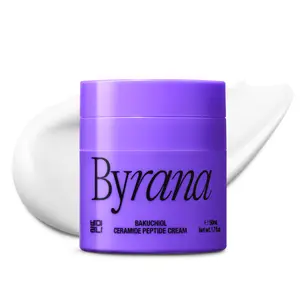 Byrana Bakuchiol Ceramide Peptide Cream – Triple Ceramides & 9 Peptides for Smooth Skin, Daily Repair & Barrier Strength (50ml, 1.7 fl.oz.)