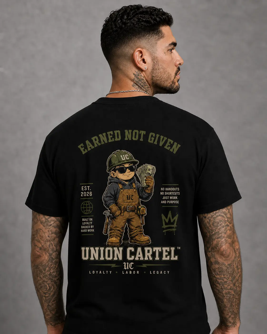Men's The Union Cartel Apprentice Casual Streetwear Short-Sleeve T-Shirt Top, Shortsleeve