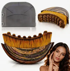 Lymphatic Contour Face Brush for Jawline & Chin Sculpting, Soft Bristles Dry Brushing Massager for Lymphatic Drainage & Facial Fatigue Relief