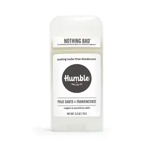 Humble Brands Palo Santo & Frankincense Deodorant, Baking Soda Free, Always Aluminum Free, Vegan 2.5oz