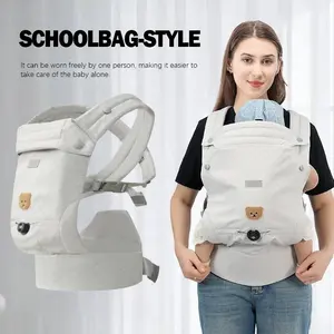 Baby Carrier Backpack for Newborns to Toddlers, Comfortable Ergonomic Design with Head Support, Ideal for Home Use, Travel