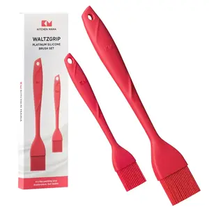 WaltzGrip Platinum Silicone 2pc Brush Set