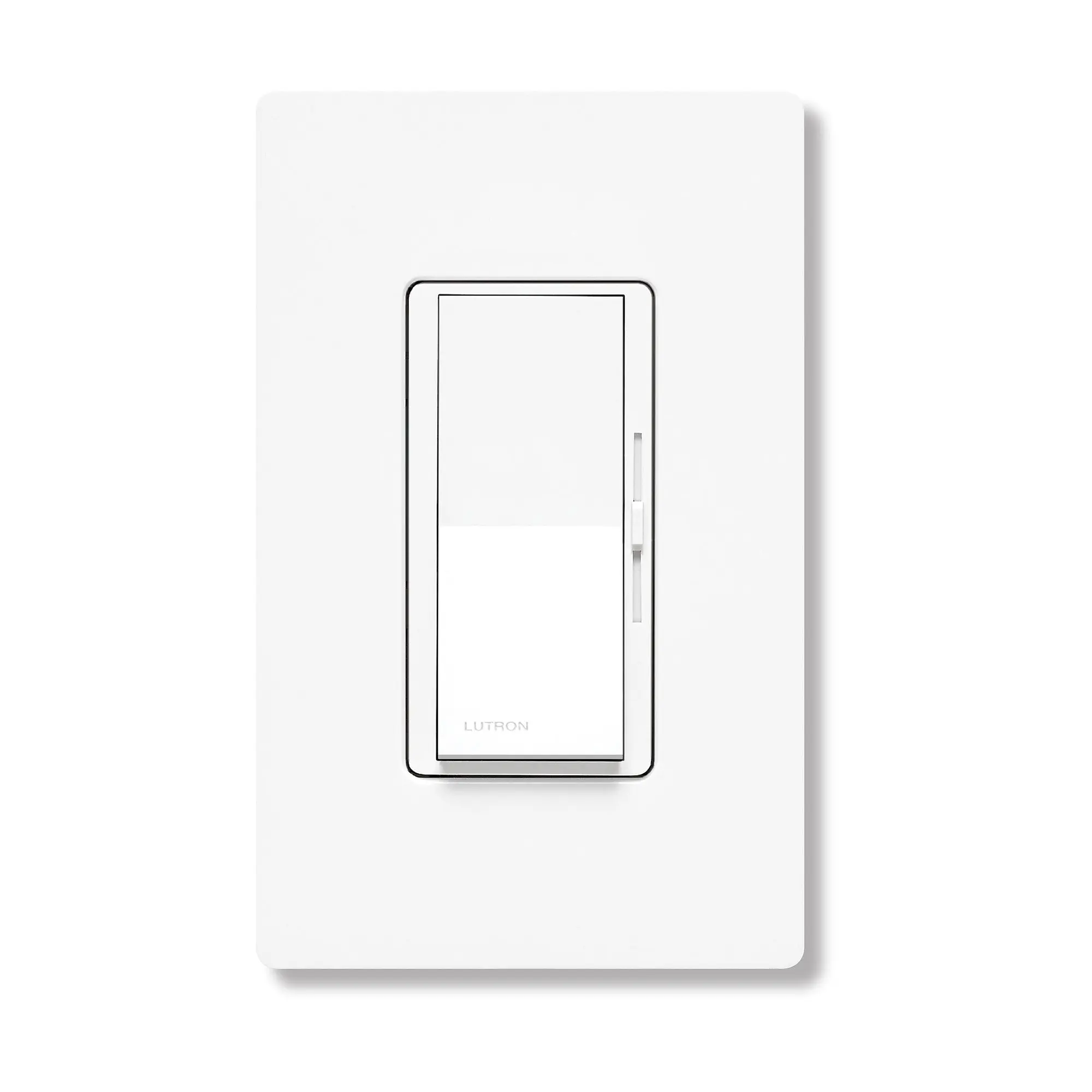 Lutron DVCL-153P Diva LED+ Dimmer Paddle Switch - Single Pole/3-Ways, Compatible with LED Lights, for Home Lighting Electrical Setup