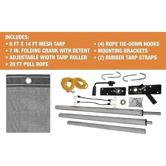 Dump Trailer Tarp Kit 6'x14' Dump Trailer Tarp Kit 6'x14'