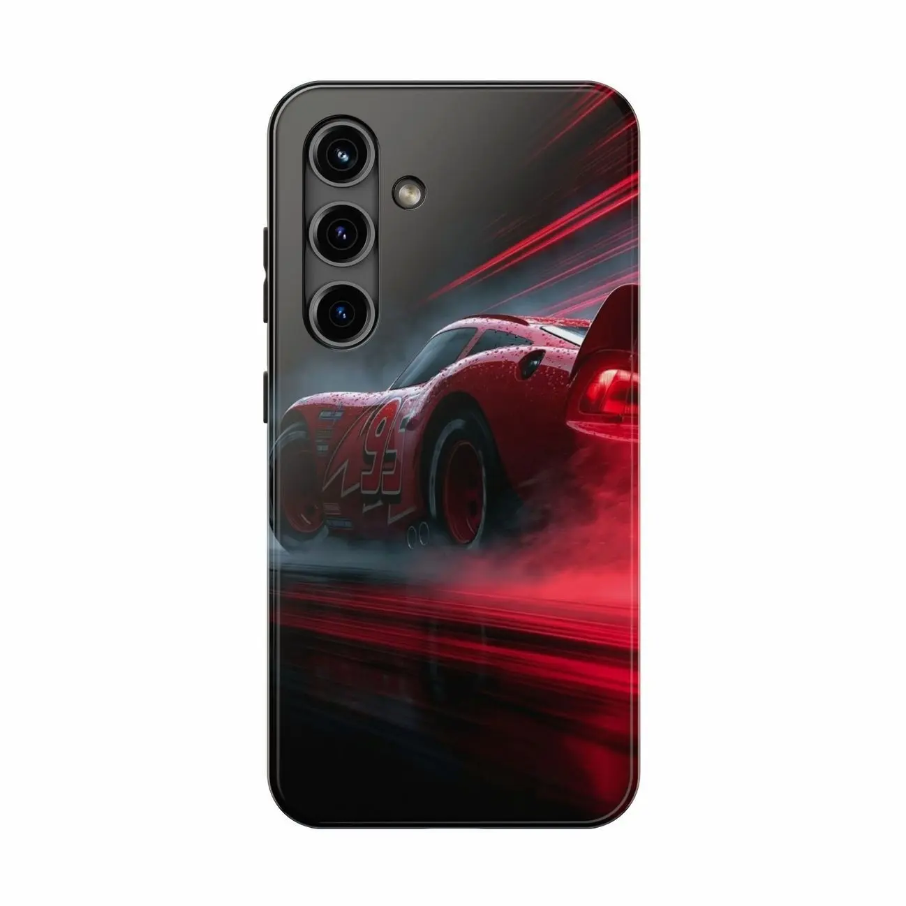 Lightning McQueen 95 Red Speed Racing Car Phone Case for iPhone X 11 12 13 14 15 16 17 Pro Max Plus, Samsung Galaxy S21 S22 S23 S24 S25 S26 Ultra 6