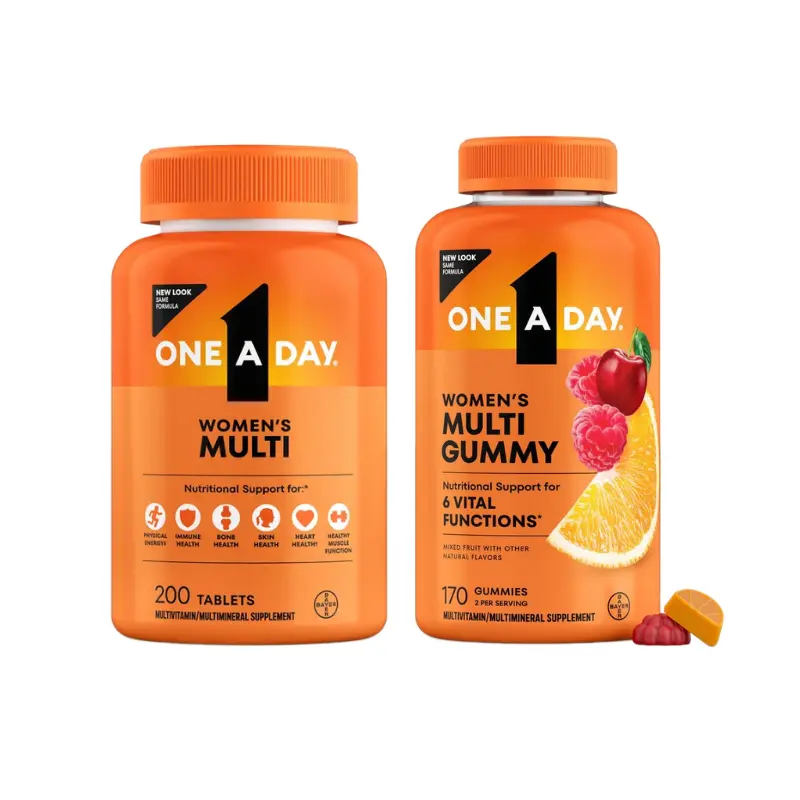 One A Day Women's Multivitamins + Women's Gummy