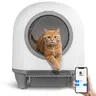 Warcat Smart Low-Noise Auto-Cleaning Litter Box 90L Self Cleaning Cat Litter Box APP-Controlled via 2.4G WiFi with Smart Sensors, Safety Protection, Easy Maintenance, Easy Setup & Clean Gift for Cat Lovers #Familyfun #Cozyhome