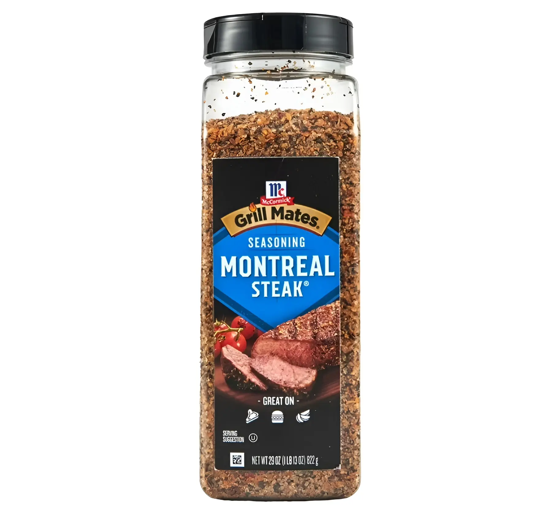 McCormick Grill Mates Montreal Steak Seasoning, 29 oz Flavor Spice Gluten Free, Kosher, and Keto-friendly