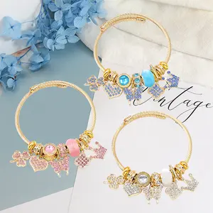 Lucky Leaf Clover Adjustable Bracelets - Boho Style Bangles for Adults Aesthetic Jewelry Gift