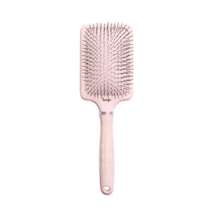 L'ANGE HAIR - Detangling Paddle Brush | Gentle Nylon Bristles for Wet & Dry Hair | Smooth Detangling & Scalp Massage | Lightweight, Non-Slip Handle | Works for All Hair Types