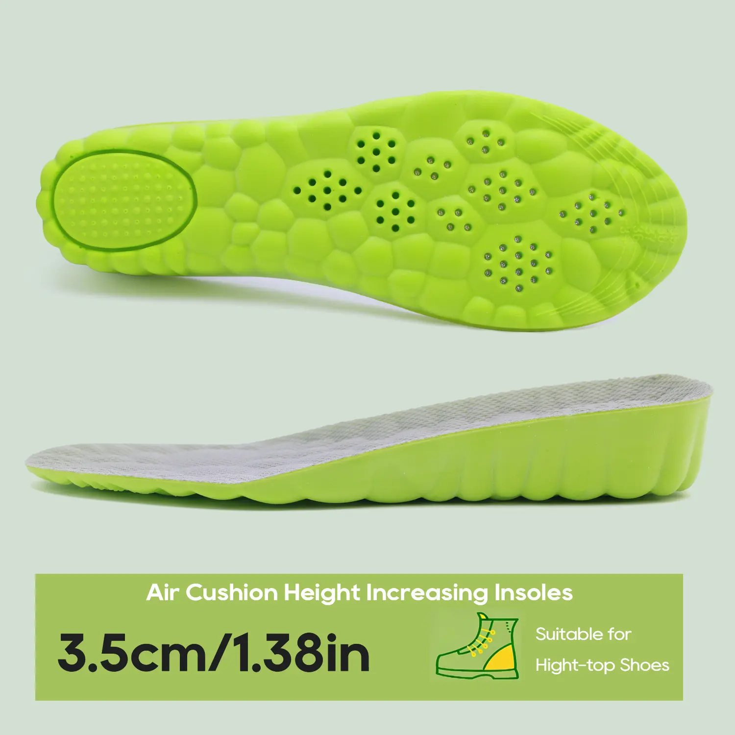 (3.5 cm / Grey Green / US 10)*3 pr.