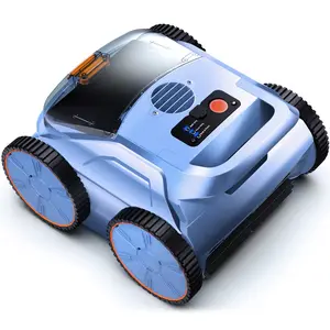 SAT 20 Pool Vacuum for Above Ground Pool Made by Seauto, Pool Vacuum for Inground Pools Cleans Up to 2000 Sq.ft, Pool Robot Vacuum Lasts Up to 180 Mins, Pool Cleaner for Wall, Floor and Auto Mode
