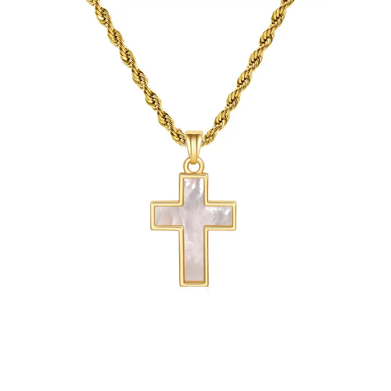 Cross Necklace Christian Necklace for Men Women Gift