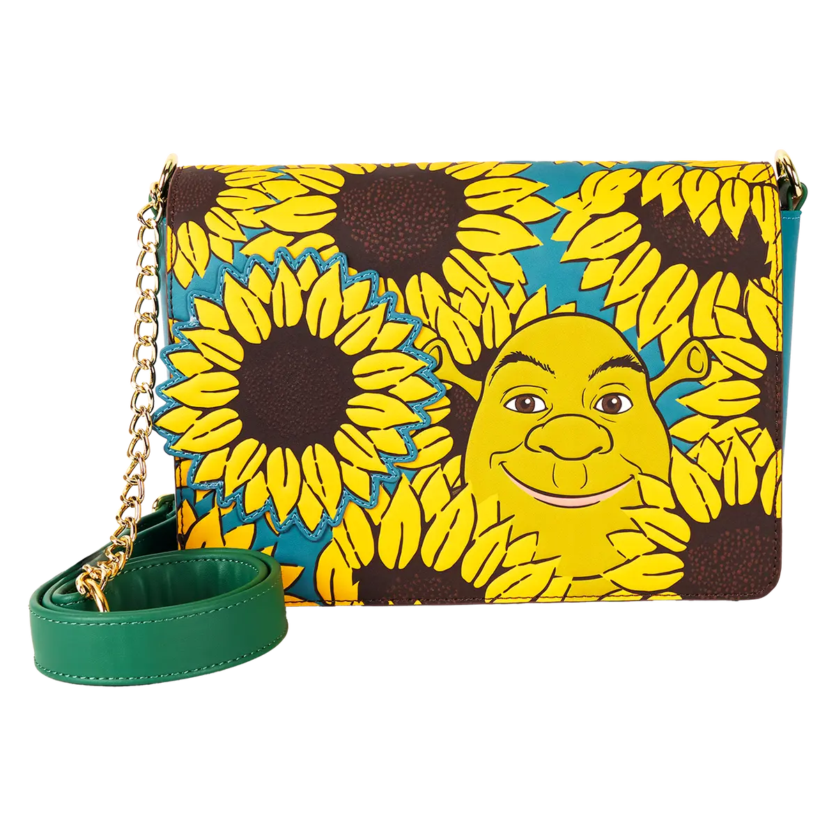 Shrek & Donkey Sunflower Field Crossbody Bag