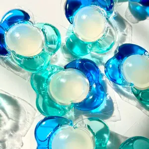 Super Sized Laundry Detergent Pacs , 30pcs/65pc Scent Booster Laundry Pods 💐 Concentrated Liquid Fabric Softener, Strong Stain Removal, Color Protection 👕✨, Laundry Detergent Balls, Laundry Beads Laundry Tools & Accessories Booster Capsules