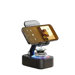 Bluetooth Speaker Phone Stand – Smart Sensing, HD Sound, Adjustable & Foldable, 6 Hours Playtime