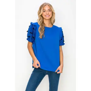 Rorie Pointe Knit Top with Ribbon Bows