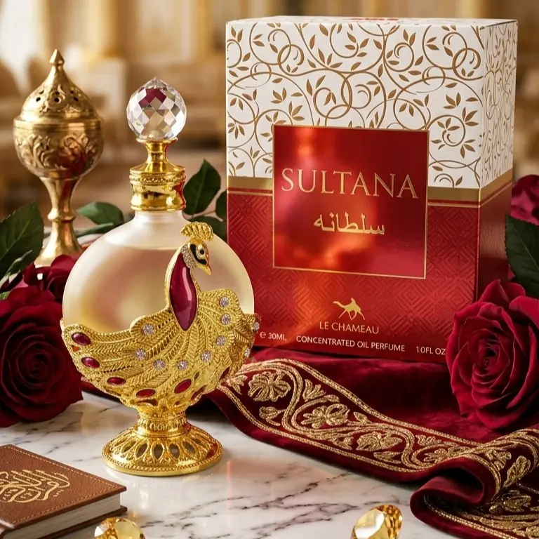Le Chameau Sultana Concentrated Perfume Oil for Women 30ml | Alcohol Free Long Lasting Fragrance