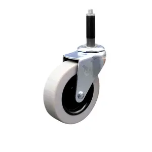 Service Caster SCC-EX05S310-TPRS-34 3 in. Swivel Thermoplastic Rubber Caster Wheel & 0.75 in. Expanding Adapter Stem Caster