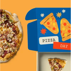 Custom Pizza Boxes / Inside printing / 100 units