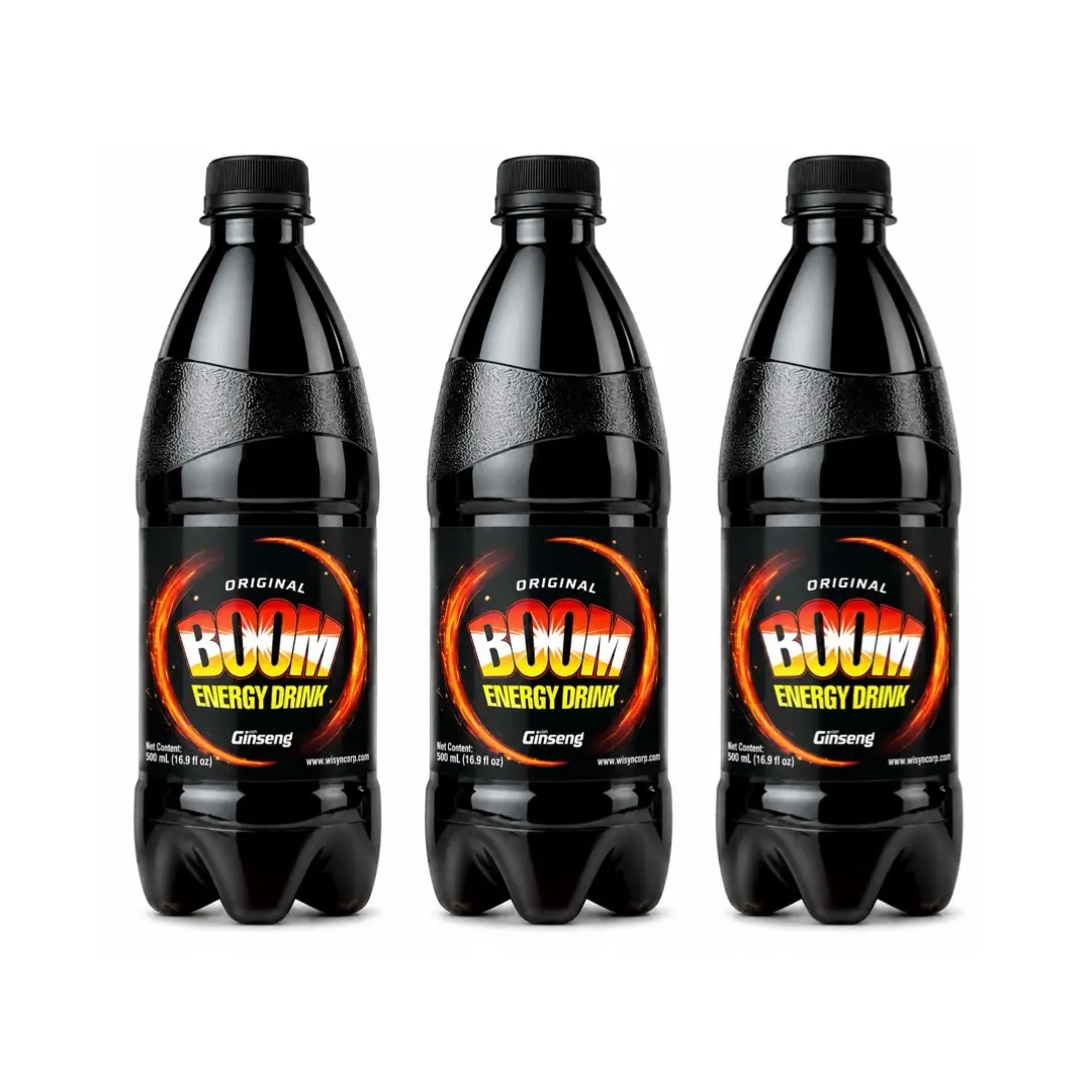 BOOM ORIGINAL ENERGY DRINK 20OZ (PACK OF 3)