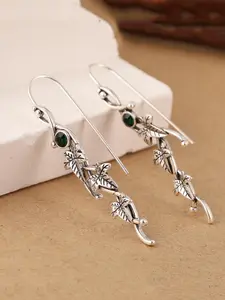 Vintage Leaf Design Dangle Earrings, Boho Style Jewelry for Party, Daily Clothing Decor, Trendy All-match & Exquisite Jewelry for Birthday Gift, High Quality Earrings