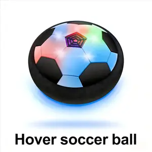 Let Loose Moose Hockey & Hover Soccer Ball with Flashing Lights Indoor Outdoor for Kids Aged 4-6, 6-8, 8-12 - Indoor Hockey and Soccer Toys Game Set for Boys and Girls