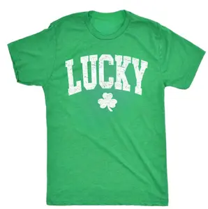 St Patricks Day T-shirt, Lucky Shamrock Graphic T Shirt, Irish Lucky Tee for St Patricks Day Party, Gift For Men And Women.