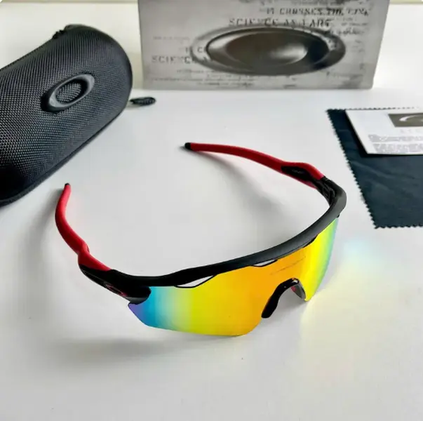Oakley Cycling Sunglasses Shield Frame UV Protection Road Bike Running Sports Eyewear