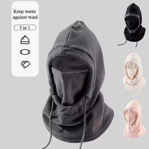 Winter Balaclava Ski Mask Hood Hats Fleece Balaclava Face Mask Men Women Warm Face Cover for Cold Weather Gear