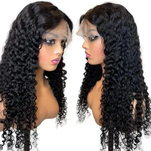 [We Heart Hair] Burmese Curly 6x6 Glueless Closure Lace Front Wig 100% Human Hair Curly Wig