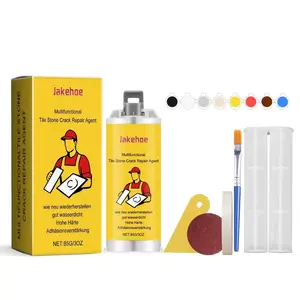 Jakehoe Tile Crack Repair Glue, Ceramic Patching Sealant, Marble Hole Filler, Durable & Easy Application, Ideal for Tiles & Ceramics, Invisible Waterproof Sealant