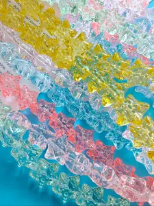 Fashion Crystal Glass Starfish Beads for DIY Jewelry Making, American Retro Style Accessories for Necklaces & Bracelets, Bead Assortment