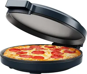 Every thing Maker & Pizza Oven – 1440 W Electric Pizza Machine with 12-Inch Nonstick Plates, for Making Pizza, Quesadillas, Tortillas and More, with Indicator Lights.