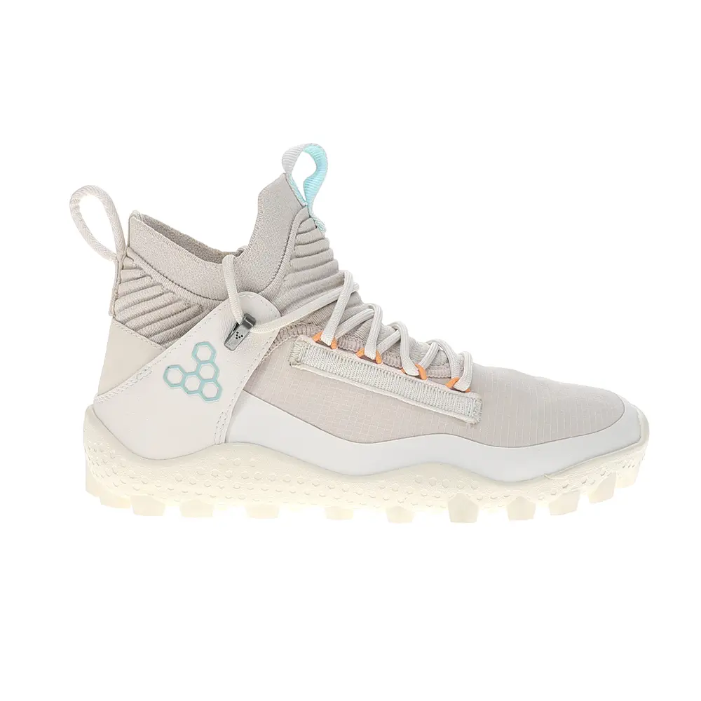 Vivobarefoot Womens Magna Lite Water Resistant Sg Hiking Hiking Sneakers Shoes - Off White