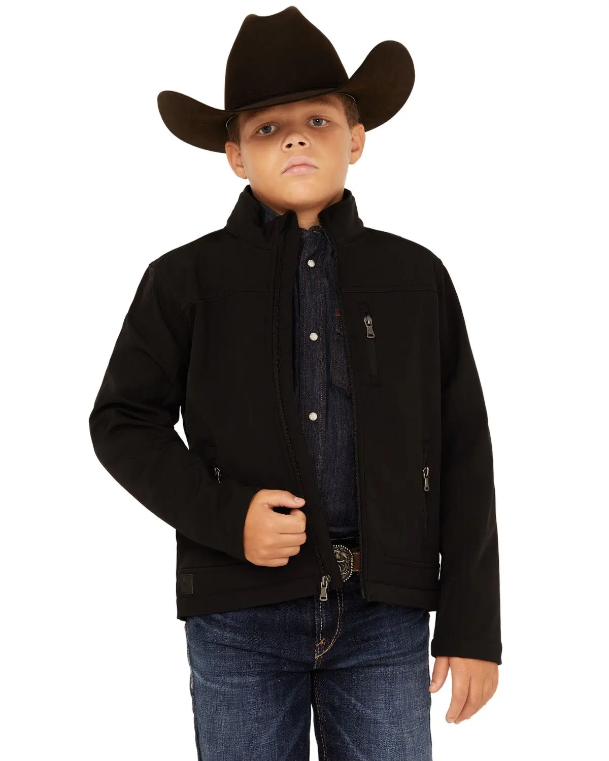 Cody James Boys' ' Sharpshooter Softshell Jacket - Cbho24o5-Blk