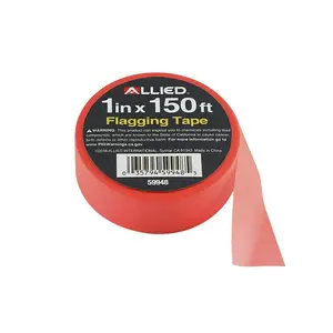 Allied High-Quality Solid Flagging Tape, 150 ft Orange - Adhesives for Construction, Modern Products for DIY Scrapbooking & Stamping Hobbies